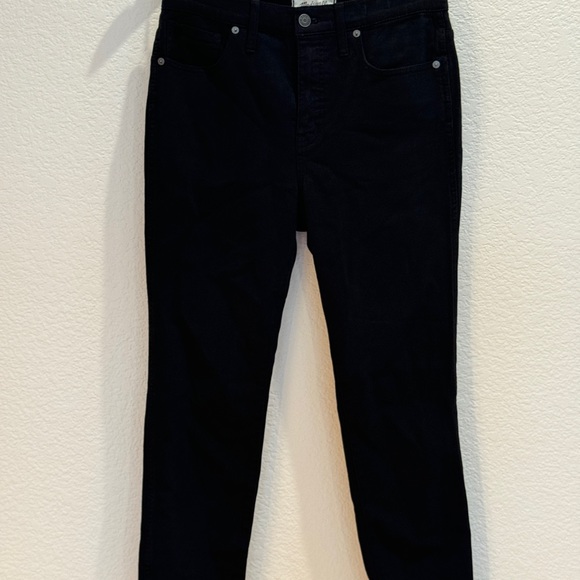 MADEWELL * BLACK 10” HIGH RISE SKINNY JEAN * SZ 28 - Picture 5 of 7
